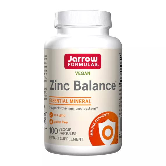 Zinc Balance 15mg 100 capsules - synergistisch werkende combinatie van gecheleerd zink en koper | Jarrow Formulas