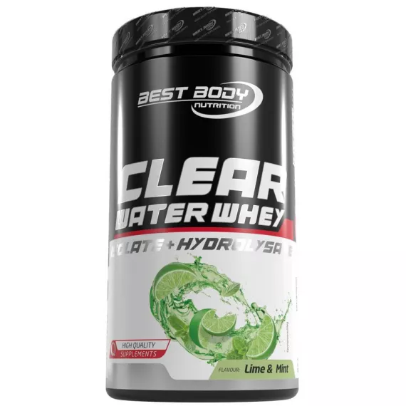 Clear Water Whey Isolate + Hydrolysate 450g - wei-eiwitisolaat + hydrolisaat in limoen-muntsmaak | Best Body