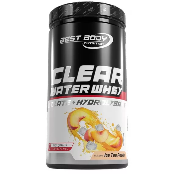 Clear Water Whey Isolate + Hydrolysate 450g - wei-eiwitisolaat + hydrolisaat in perziktheesmaak | Best Body