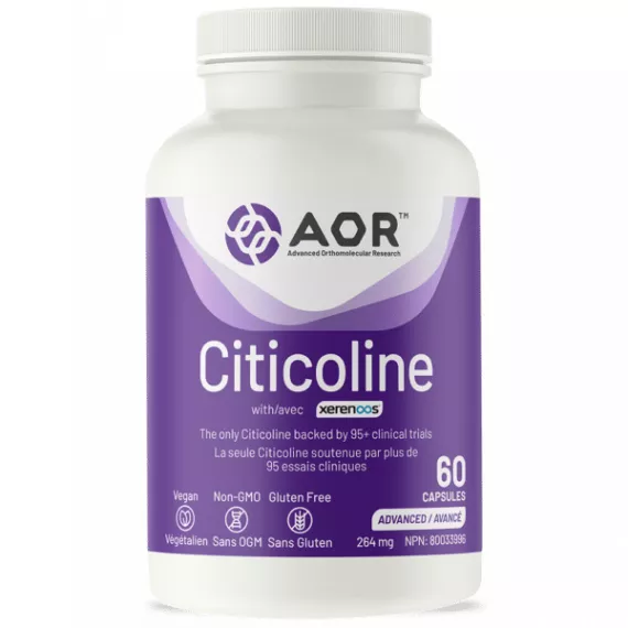 Citicoline 250mg 60 softgels  - CDP Choline improves long-term memory | AOR