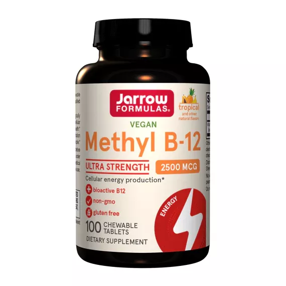 B12 - Methylcobalamine 2500mcg, de hersenvitamine voor energie, geheugen, stemming, slaap en prestaties | Jarrow Formulas
