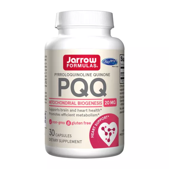 PQQ 20mg 30 capsules trial-size - pyrroloquinoline quinone, promotes creation mitochondria and supports heart health | Jarrow Formulas