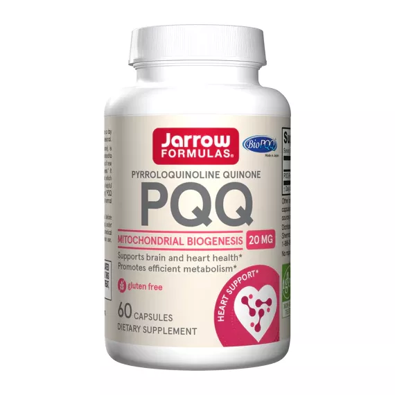 PQQ 20mg 60 capsules value-size - pyrroloquinoline quinone, promotes creation mitochondria and supports heart health | Jarrow Formulas