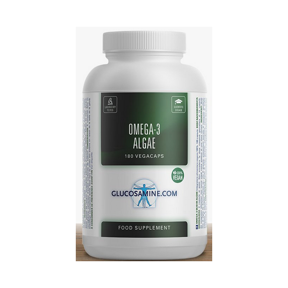 Vegan Omega-3 Algenolie 180 v-capsules  - 100% plantaardige bron van omega-3 vetzuren op basis van algenolie | Power Supplements