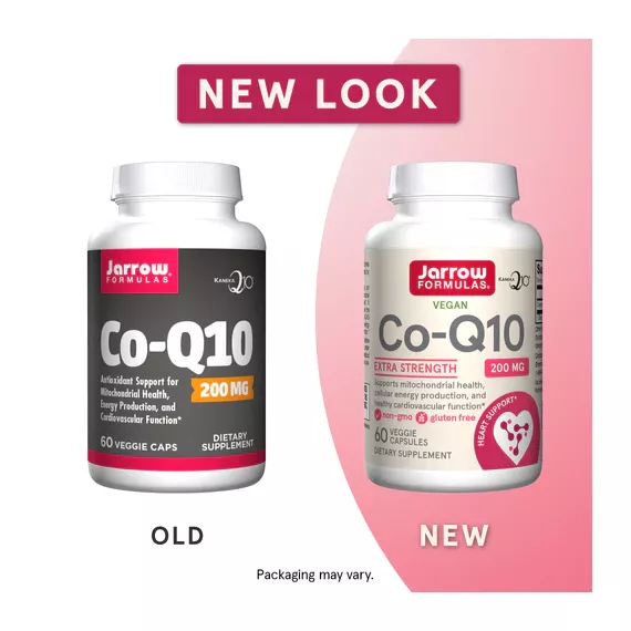 Q10 200mg 60 capsules - ubiquinon (co-enzym Q10) voor een vitaal hart | Jarrow Formulas