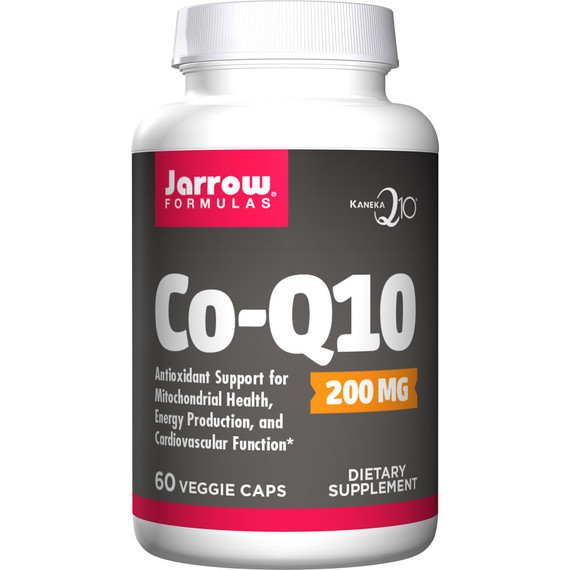 Q10 200mg 60 capsules - ubiquinon (co-enzym Q10) voor een vitaal hart | Jarrow Formulas