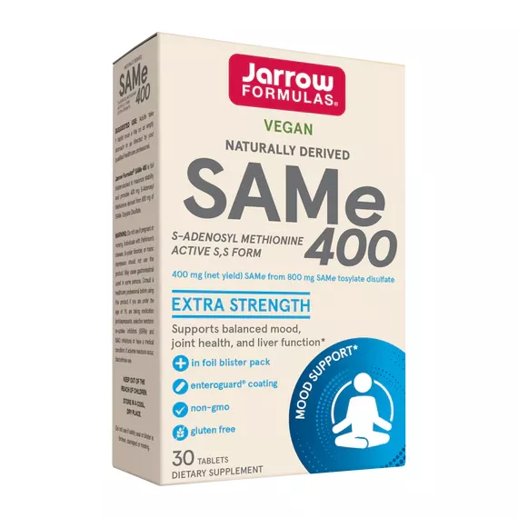 SAM-e 400mg 30 tabletten - S-Adenosyl Methionine  voor betere weerstand en ontgifting | Jarrow Formulas