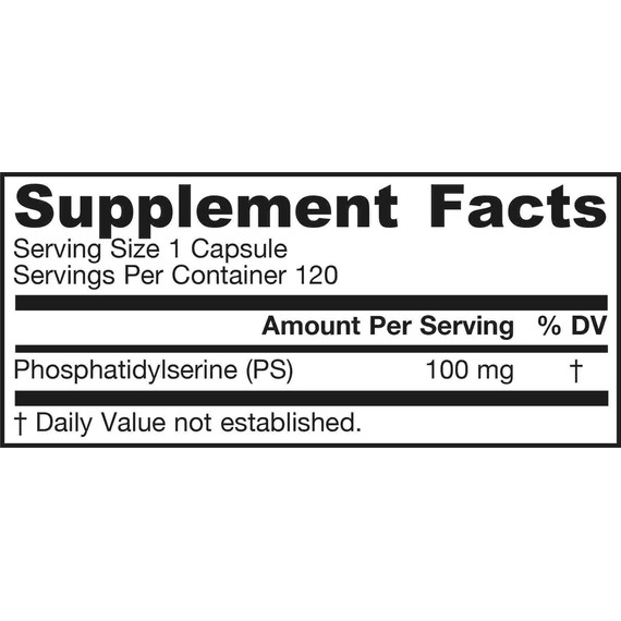PS-100 - phosphatidylserine for improved memory and muscle performance | Jarrow Formulas