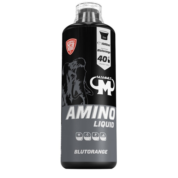 Amino Liquid 1000ml from protein hydrolysate in orange flavour | Mammut Nutrition