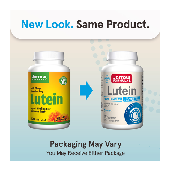 Lutein 20mg 120 softgels - lutein and zeaxanthin to protect the macula | Jarrow Formulas