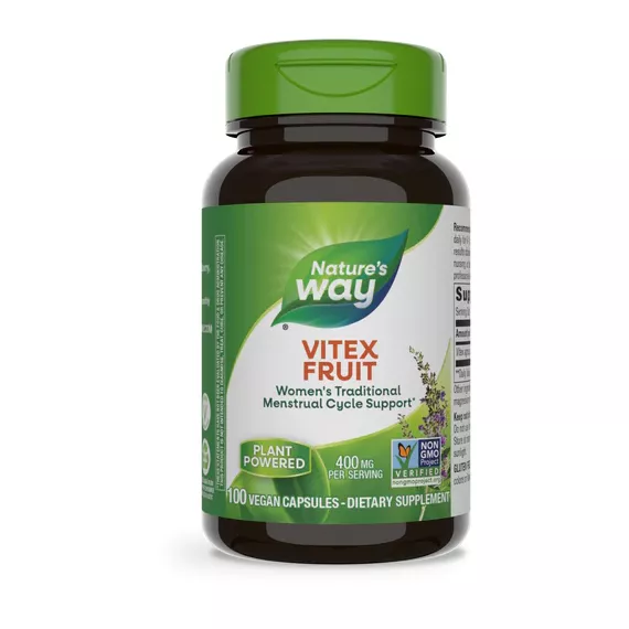 Vitex Fruit 100 capsules - chasteberry | Nature's Way