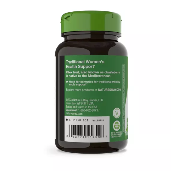 Vitex Fruit 100 capsules - chasteberry | Nature's Way