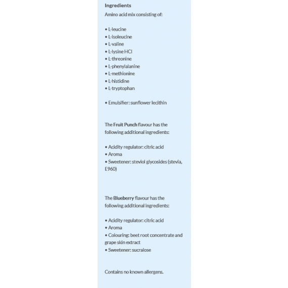 Essential Amino Acids powder - all 9 essential amino acids  | Power Supplements