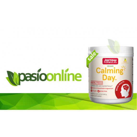 Calming Day 465 g poeder voor meer focus overdag - magnesium, kalium, taurine, inositol en theanine | Jarrow Formulas