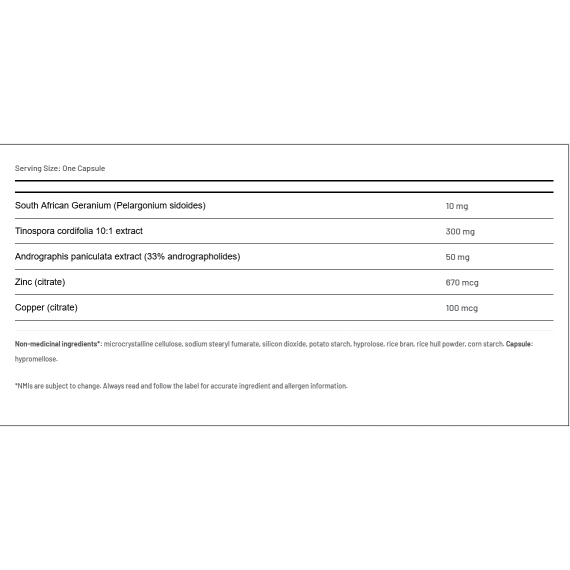 Cold & Flu 90 capsules - proven traditional herbs and zinc combat respiratory tract infections  | AOR