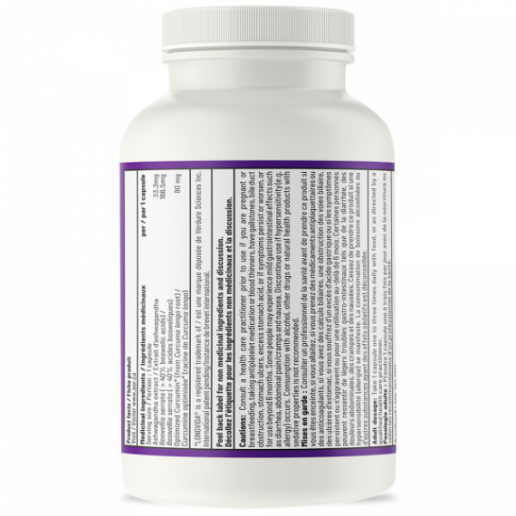 Inflammation Relief 60 capsules - boswellia, optimized curcuma and ashwagandha | AOR