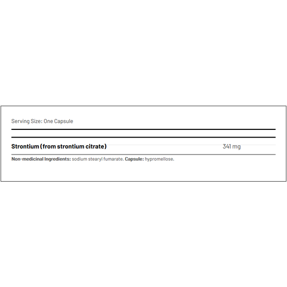 Strontium Support II 120 capsules supports bone mineral density | AOR