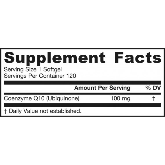 Q-absorb 100mg 120 softgels - ubiquinon (co-enzym Q10) met fosfolipiden | Jarrow Formulas
