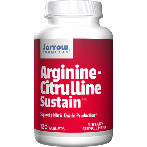 Arginine-Citrulline Sustain 120 tablets - enhances blood flow | Jarrow Formulas