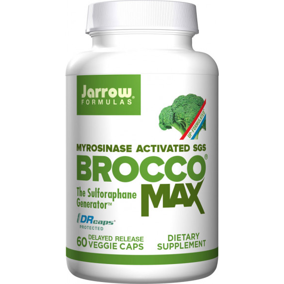 BroccoMax delayed release 60 capsules trial-size - broccoli extract with sulforaphane glucosinolate (SGS) | Jarrow Formulas Jarrow Formulas