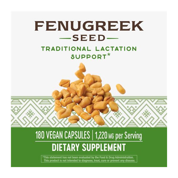 Fenugreek Seed 180 capsules - Trigonella foenum-graecum | Nature's Way