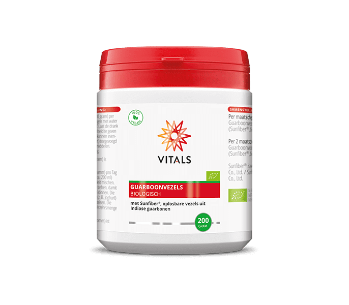 Guarboonvezels 200g with Sunfiber®, a soluble fiber from biologically