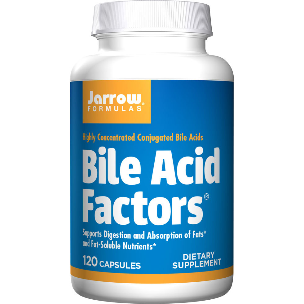 Bile Acid Factors 120 capsules - geconjugeerde en ongeconjugeerde galzouten  | Jarrow Formulas